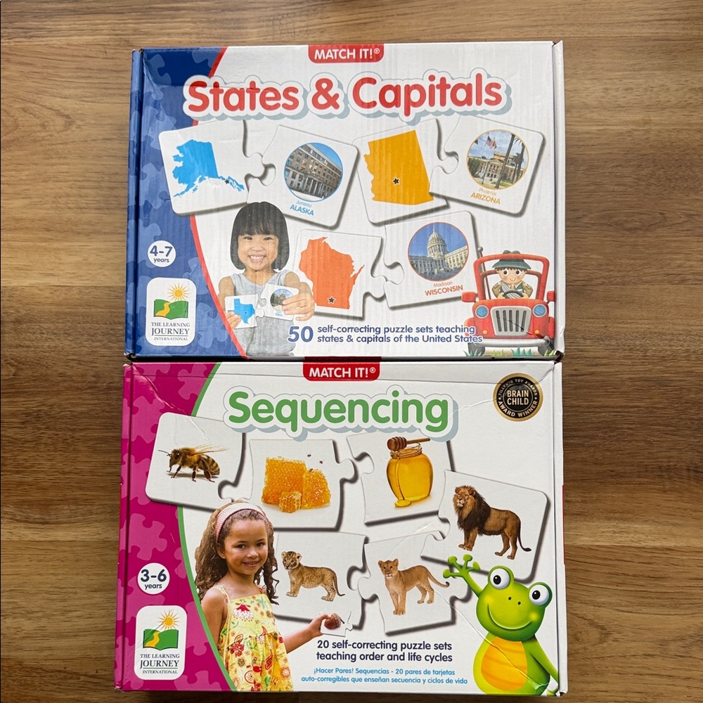 New 2 Match It! States & Capitals Puzzle